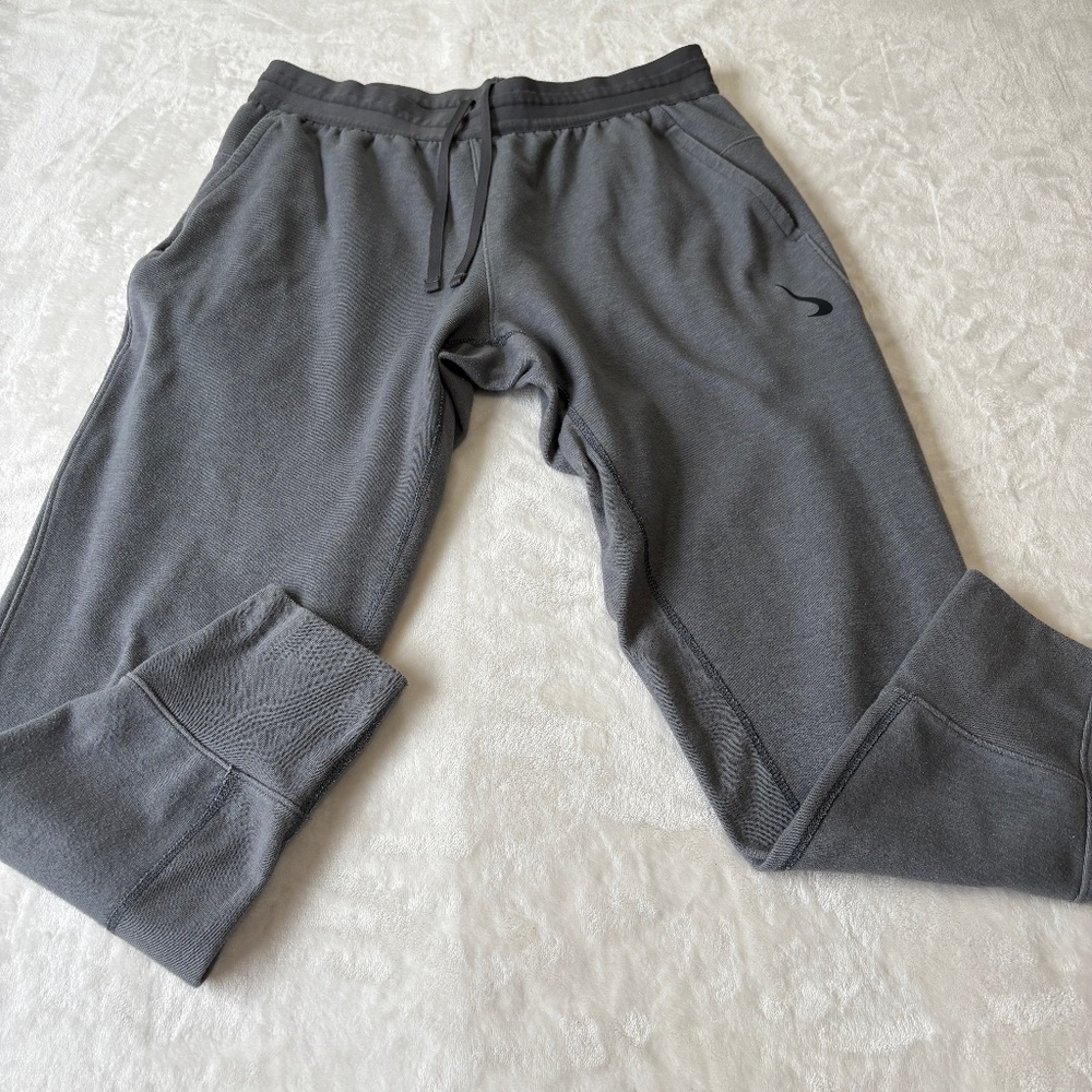 Nike Dri-Fit Yoga Pants Womens Size Medium Gray Workout Running Casual